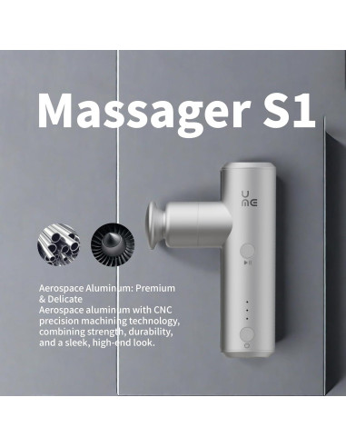 Pistola de Masaje S1 Mini Lindea Portátil 0.195 kg 4 Niveles