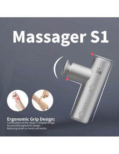 Pistola de Masaje S1 Mini Lindea Portátil 0.195 kg 4 Niveles