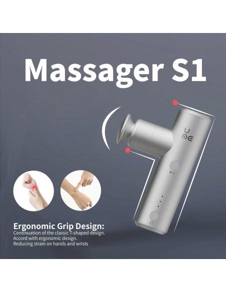 Pistola de Masaje S1 Mini Lindea Portátil 0.195 kg 4 Niveles