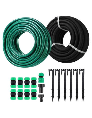 Sistema de Riego por Goteo Oscorna 15.24m + 7.62m Manguera