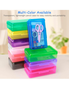 Caja de Lápices Doble Capa Nuozme Azul 20.8x11.7cm 2