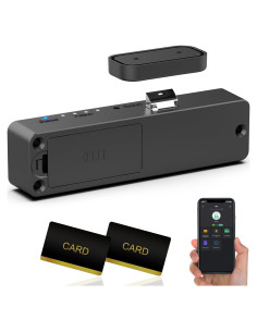 Cerradura Inteligente Bluetooth RFID Anweller HJ-F5BC - Negro