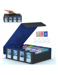 Caja de Almacenamiento para Cartas SENVINI 3200+ Azul