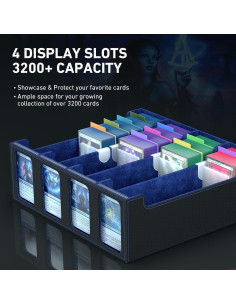 Caja de Almacenamiento para Cartas SENVINI 3200+ Azul 2