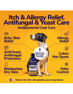 Champú Medicado para Perros Miracle Vet - Hidrocortisona 680g 2