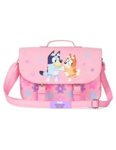 Bolso Bandolera Bluey para Niñas Rosa 25x17x6 cm