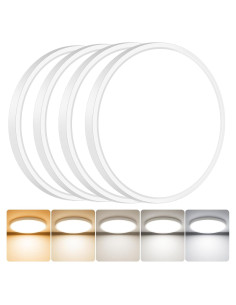 Luz de Techo LED Slochi 4 Pack 15W 1500LM 1.78cm Blanco