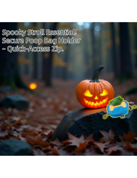 Soporte para bolsas de excremento de perro DOOMANLOAD Azul