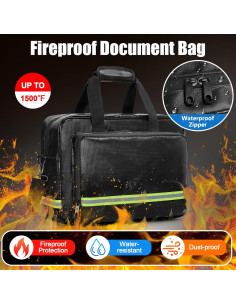 Bolsa de Documentos a Prueba de Fuego Trahzia 40x17x29 cm 2