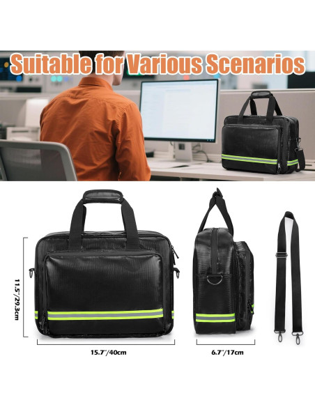 Bolsa de Documentos a Prueba de Fuego Trahzia 40x17x29 cm