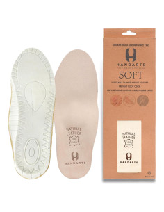 Plantillas Ortopédicas de Cuero Handarte | 100% Piel de Cabra | Anti Olor