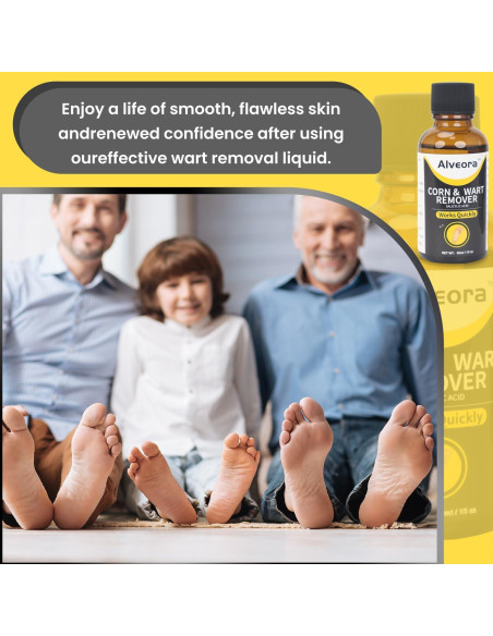 Removedor de Verrugas Líquido Alveora 17% Ácido Salicílico 91g