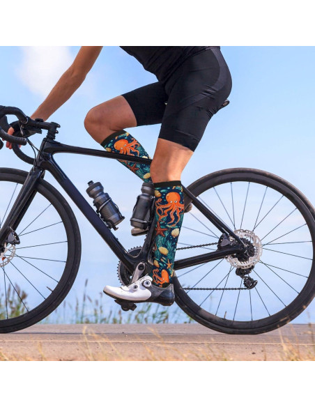 Calcetines de Compresión Unisex 15-20mmHg Soporte para Pantorrilla