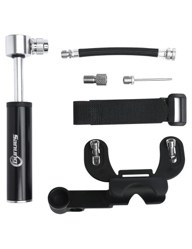 Bomba de Bicicleta Portátil Sanung 120PSI Válvula Schrader y Presta