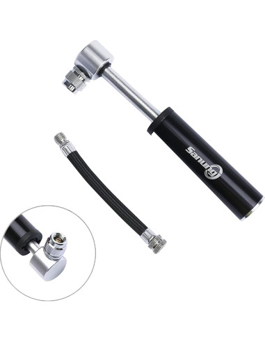Bomba de Bicicleta Portátil Sanung 120PSI Válvula Schrader y Presta