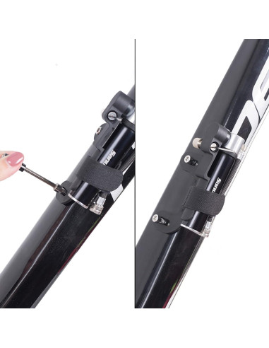 Bomba de Bicicleta Portátil Sanung 120PSI Válvula Schrader y Presta