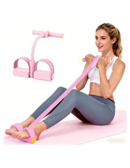 Bandas de Resistencia Spechance con Pedal y Mangos - 6 Tubos