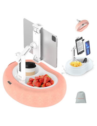 Soporte Inflable para Tablet y Kindle CYUGM con Bandejas Dobles