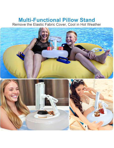 Soporte Inflable para Tablet y Kindle CYUGM con Bandejas Dobles