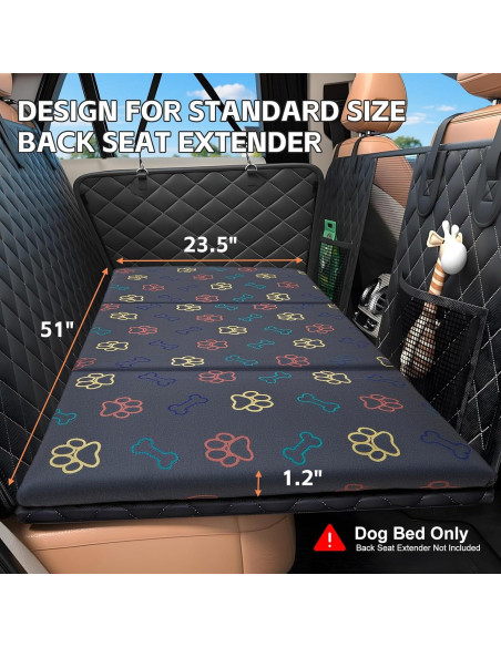 Protector de Asiento para Perros Pawvitality Gris 129.5x59.7cm