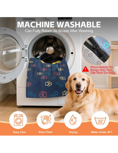 Protector de Asiento para Perros Pawvitality Gris 129.5x59.7cm