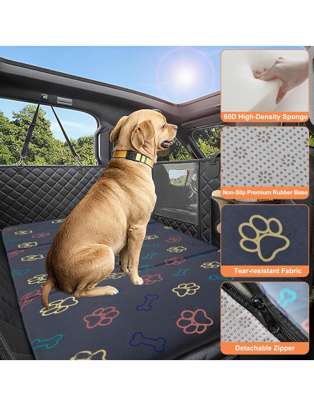 Protector de Asiento para Perros Pawvitality Gris 129.5x59.7cm