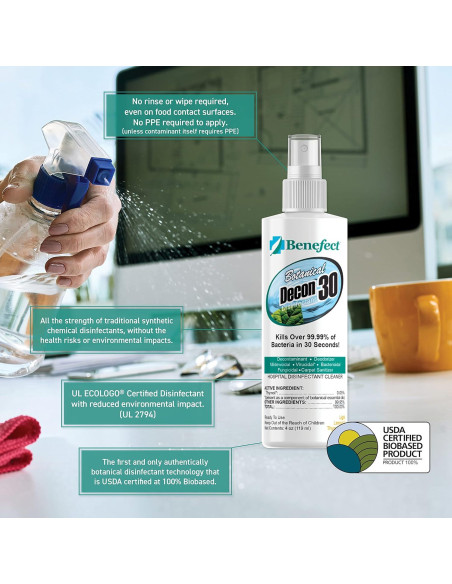 Benefect Decon 30 Limpiador Desinfectante Botánico 118 ml