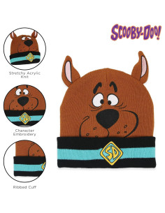 Gorro de punto Scooby Doo para niños y adultos - Talla Única 2