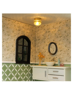 Lámpara de Techo Dorada Celestial iLAND 1:12 con Batería