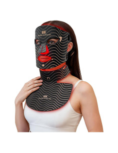 Máscara de Terapia de Luz Roja INIA - 4 Modos, LED 850nm, Recargable