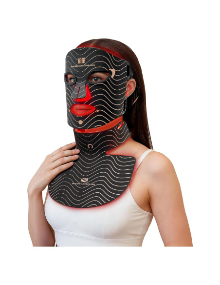 Máscara de Terapia de Luz Roja INIA - 4 Modos, LED 850nm, Recargable