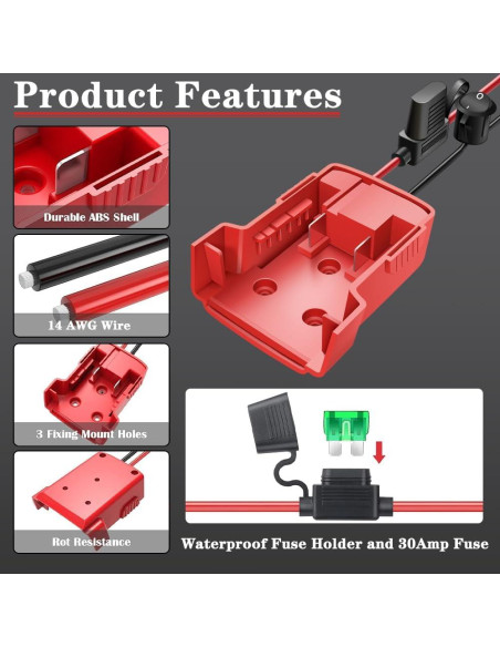 Adaptador de Rueda de Poder Milwaukee M18 18V - 2 Paquetes