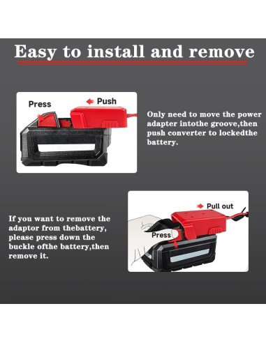 Adaptador de Rueda de Poder Milwaukee M18 18V - 2 Paquetes