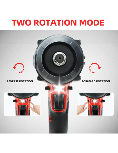 Llave de impacto inalámbrica Dogtooth 20V 850Nm 3200RPM