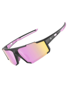 Gafas de Sol Deportivas Polarizadas Suoso UV400 TR90 Rosa