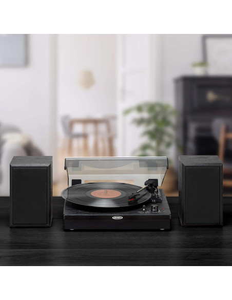 Tocadiscos de Vinilo JENSEN JTA-315 Bluetooth 3 Velocidades