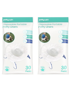 Forros Desechables para Orinal Minne Baby 60 Unidades 43.9x30 cm