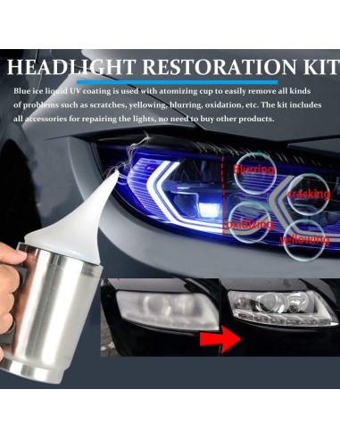 Líquido Restaurador de Faros VCTSELITY 200ML - Pulido y Reparación