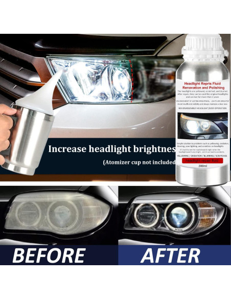 Líquido Restaurador de Faros VCTSELITY 200ML - Pulido y Reparación