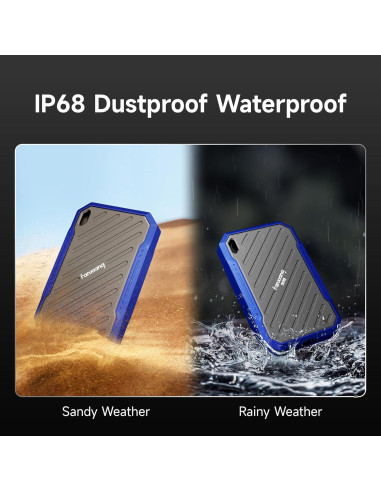 SSD Externo Portátil fanxiang 1TB USB 3.2 Gen2 IP68