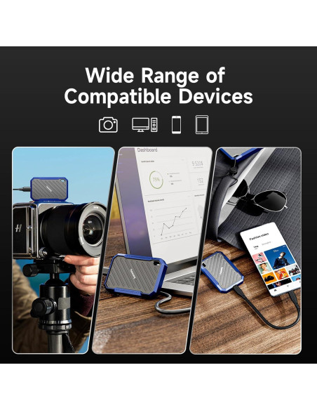 SSD Externo Portátil fanxiang 1TB USB 3.2 Gen2 IP68