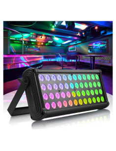 Barra de Luz Wash U'King 80W 48 LEDs RGB DMX para Fiesta