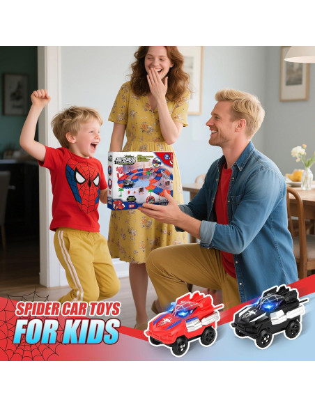 Pista de Carreras de Araña ITEFDTUTNE 209 Piezas para Niños