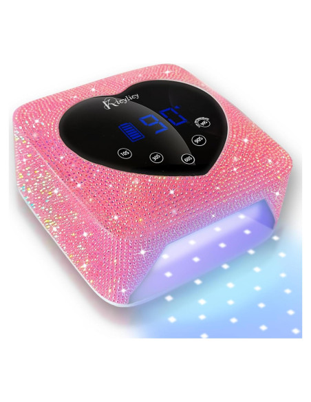 Lámpara de Uñas LED UV Kicylicy X20-PINK-D 72W Inalámbrica