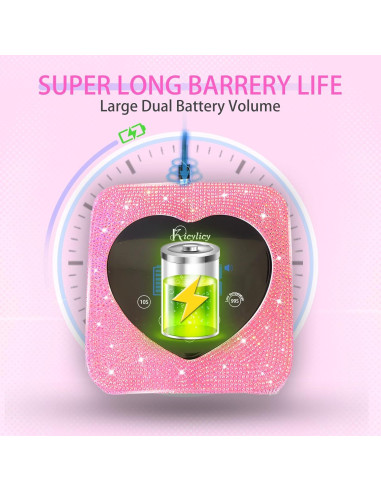 Lámpara de Uñas LED UV Kicylicy X20-PINK-D 72W Inalámbrica