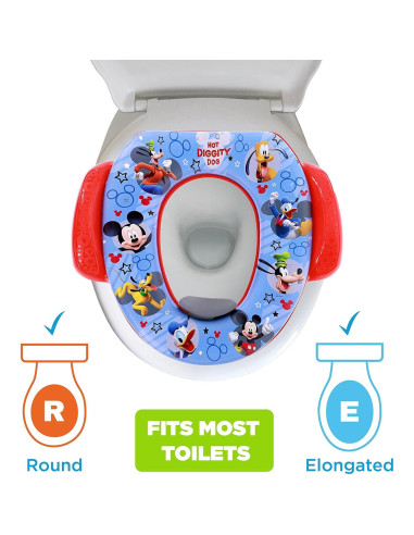 Asiento de Baño Suave Disney Mickey Mouse - Ginsey