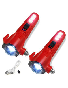 Linterna de Emergencia GEEBONFLUGENS 2000 Lúmenes USB 108g