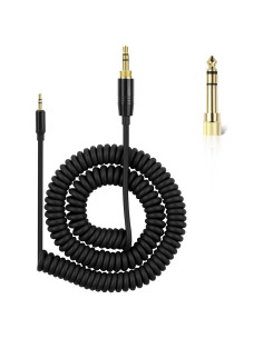 Cable de audio en espiral Xivip 1.83-3.05m 3.5mm a 2.5mm
