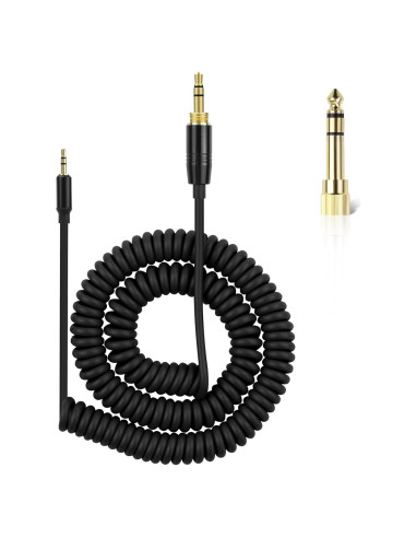 Cable de audio en espiral Xivip 1.83-3.05m 3.5mm a 2.5mm