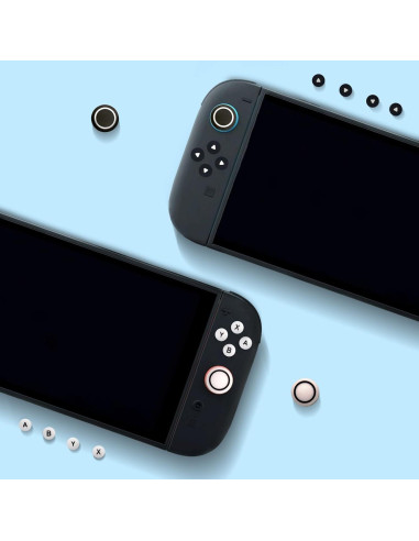 Juego de Tapas de Joystick y Botones D-Pad para Switch 2 LEPEYMDA